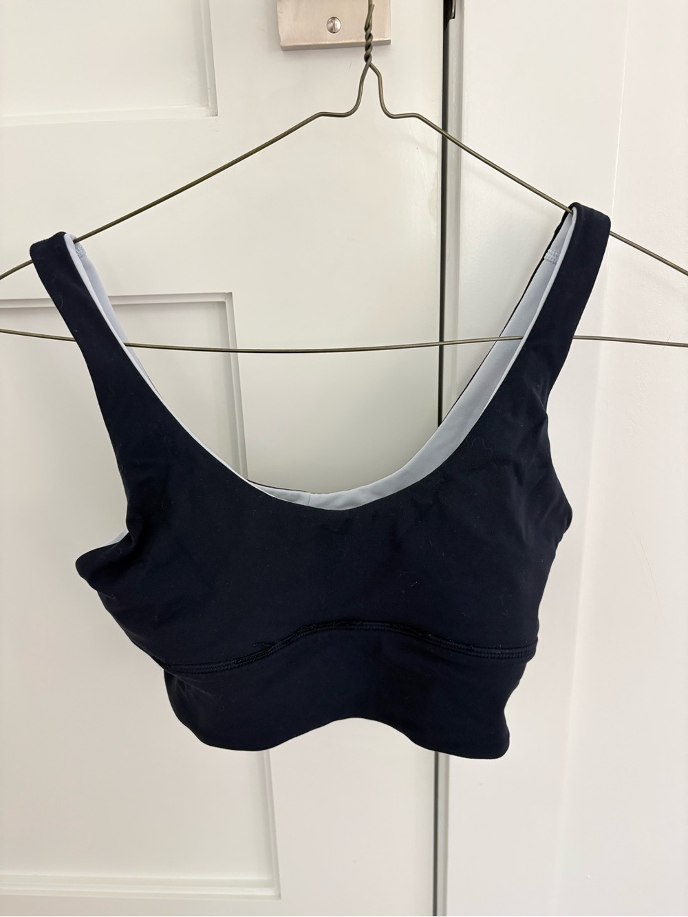 lululemon athletica Reversible Scoop Bralette - Navy & Light Gray